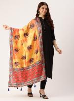 Cotton Multi Colour Daily Wear Printed Dupatta